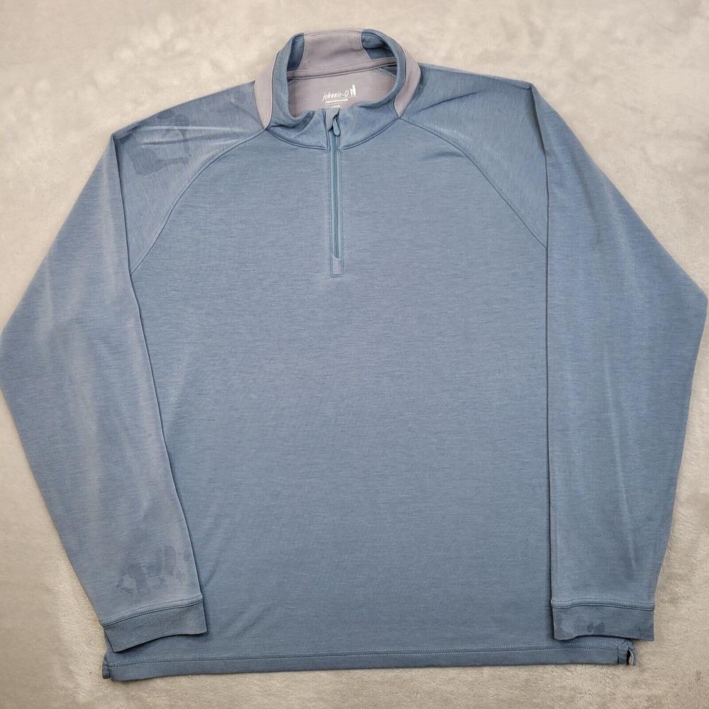 Johnnie O 1/4 Zip Mens XL Sweater Sweatshirt West Coast Golf Performance Flaw*